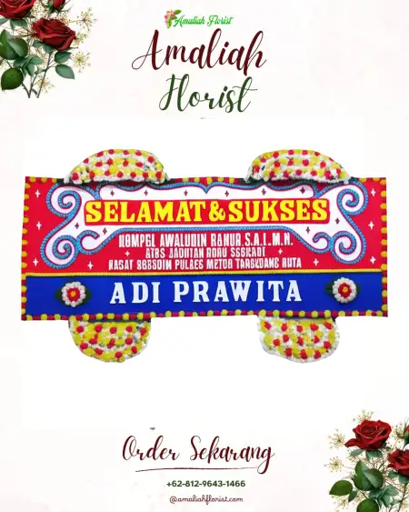 Papan Bunga Ucapan Selamat cisalak